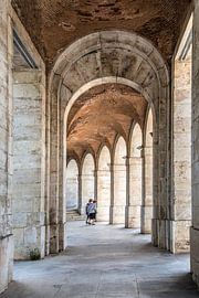 Galerij in het koninklijk paleis van Aranjuez in Spanje van Harrie Muis