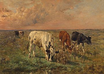 Kühe auf der Wiese, Alfred Verwee