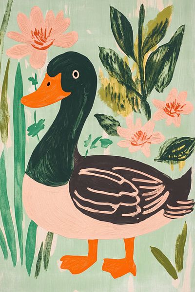 Ente in der Natur von Zen und Mehr