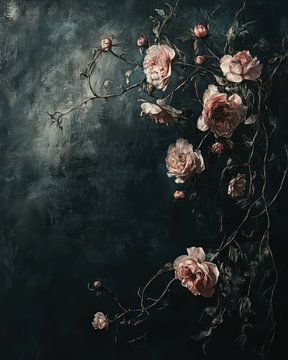 Nocturnal Roses van Franka Poulain