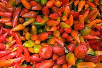 Paprika auf dem Markt von Mario Verkerk