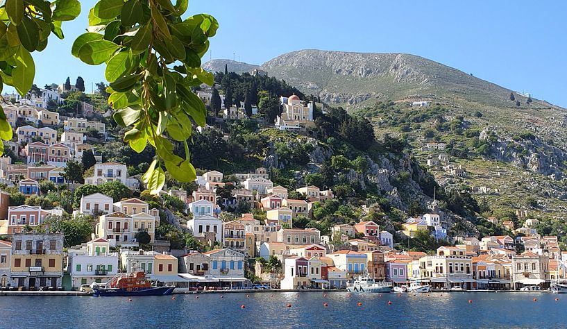 Symi, île grecque, motif 1 par zam art