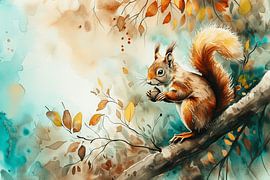 Im Schatten des Waldes - Die Abenteuer des Eichhörnchens von Karina Brouwer