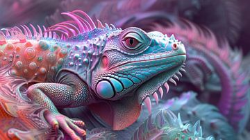 Iguanas by Bernardine de Laat