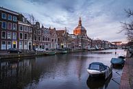 Vue de l'église Marekerk, Leyde par Martijn van der Nat Aperçu