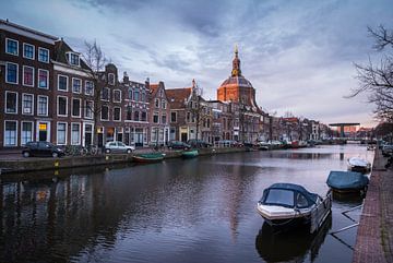 View of the Marekerk church, Leiden by Martijn van der Nat