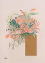 'Posy' | Modern bloem schilderij van Ceder Art thumbnail