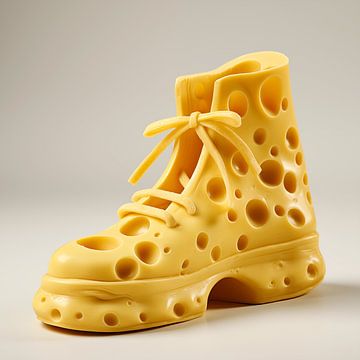 Typisch Niederländisch - Käse - Schuh von Marianne Ottemann - OTTI
