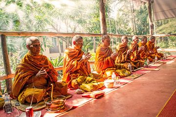 Ceremonie van de monniken op Koh Phayam