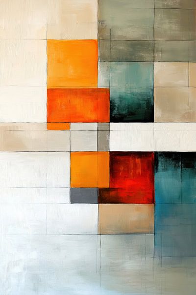 Modern abstracte vlakken van Bert Nijholt