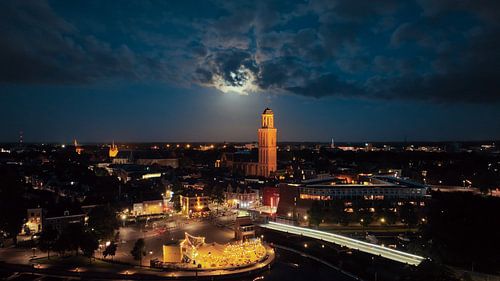 Einbruch der Dunkelheit auf dem Pepperbus