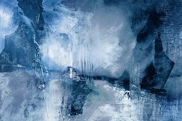 Nieuwe paden - blauw licht van Annette Schmucker