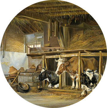 Koeien op stal, Jan van Ravenswaay