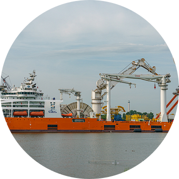 Kabel- en pijpenleggerschip de Shen Da Hao.