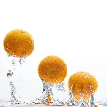 Foto van drie mandarijnen van Sjoerd van der Hucht