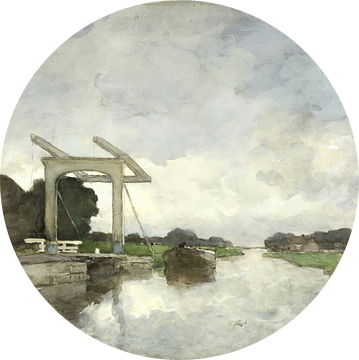Ophaalbrug bij Noorden, Jan Hendrik Weissenbruch