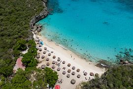 Curacao - Drone shot of Kleine Knip by Keesnan Dogger Fotografie