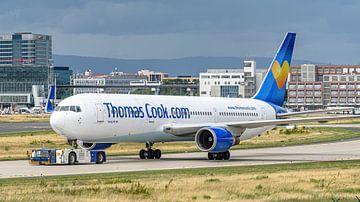 Thomas Cook Boeing 767-300 passenger aircraft.