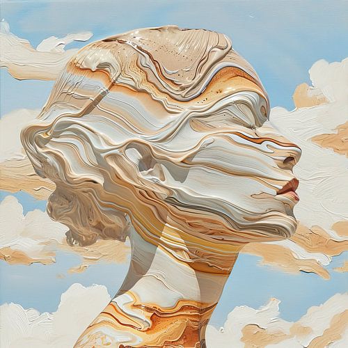 Profil aux couleurs douces | Portrait moderne