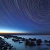 Des étoiles filent au-dessus de la mer du Nord sur Anton de Zeeuw