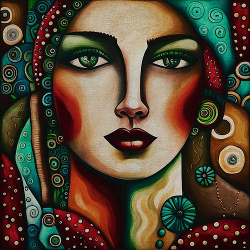 Vrouw van je dromen figuratief portret nr 12