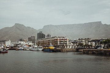 View of Table Mountain from the Waterfront | Travel Photography | Cape Town, South Africa, Africa by Sanne Dost