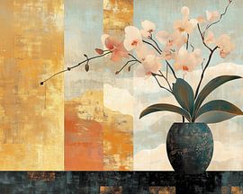 Orchid Vase | Orchid Drift by Eye catching paintings