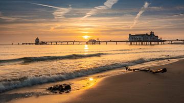 Lever de soleil sur l'île de Rügen sur Steffen Henze