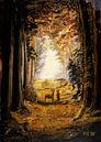 Licht aan het eind van de tunnel. van Pieter Johannes Schenk thumbnail