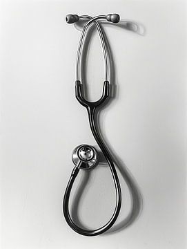 Black Stethoscope by Luc de Zeeuw