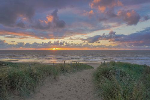 Duin, strand en zee aan de Hollandse kust