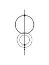Cercles minimalistes - Impression géométrique par MDRN HOME Aperçu