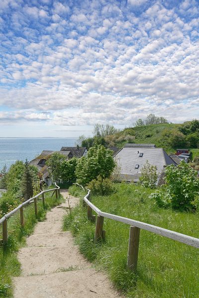Fischeridyll auf Rügen im Fischerdorf Vitt von Peter Eckert