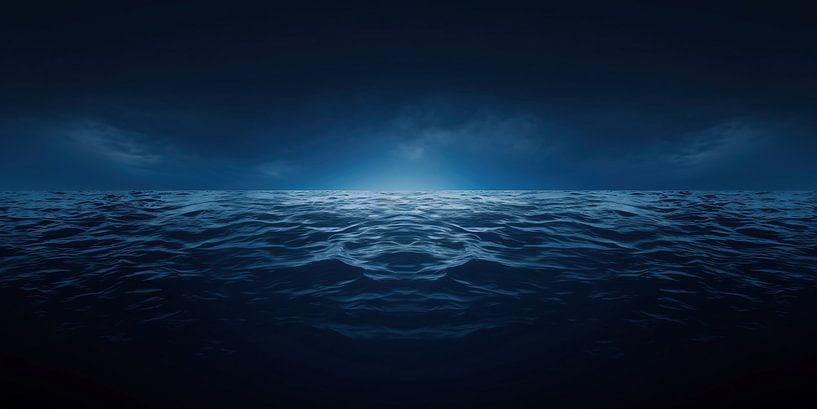 Uitzicht op zee van fernlichtsicht
