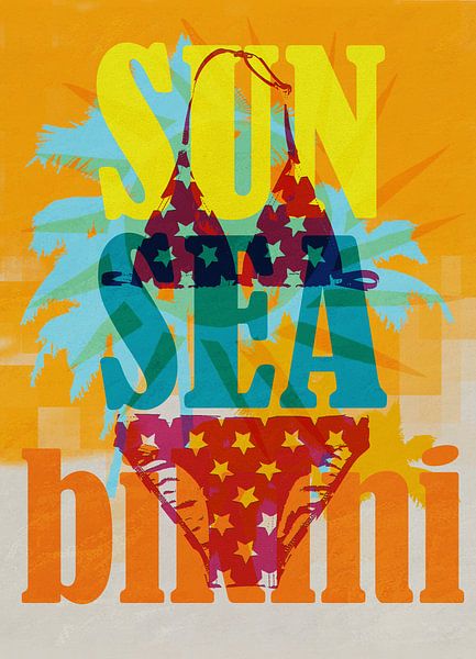 Sun sea bikini van Joost Hogervorst
