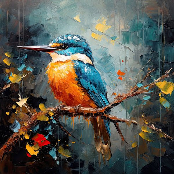 Painting Kingfishers by Eye catching paintings