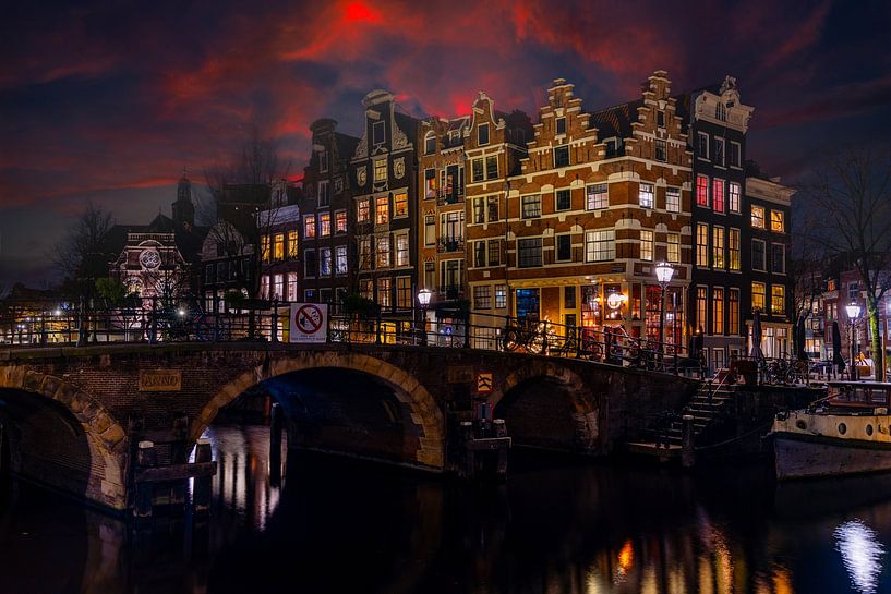 Amsterdam canal by Hans de Waay