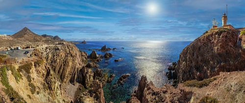 Mirador del Arrecife de las Sirenas, Cabo de Gata, Almería, Spanje
