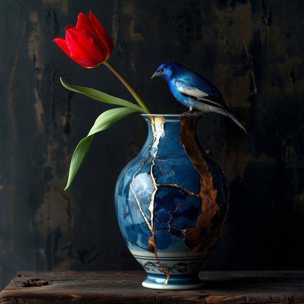 Kintsugi-Vase von DNH Expressions
