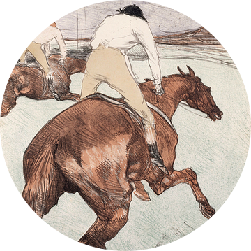De jockey, Henri de Toulouse-Lautrec - 1899