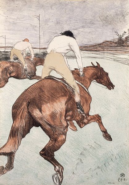 Der Jockey, Henri de Toulouse-Lautrec - 1899 von Het Archief