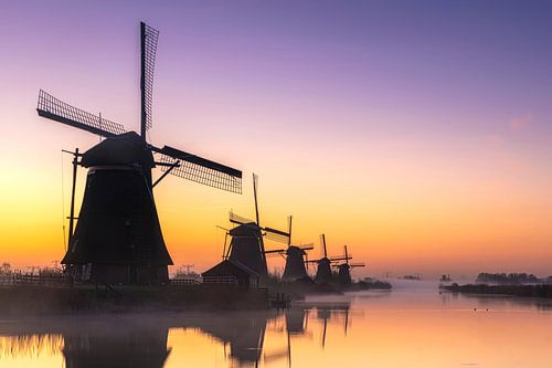 Gekleurd Kinderdijk