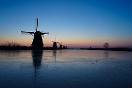 molens met een ijsrivier