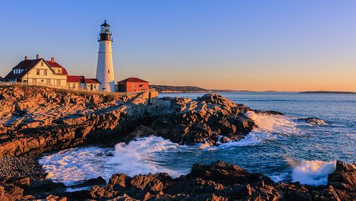 Een ochtend bij Portland Head Light, Maine