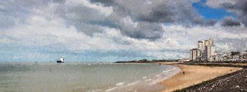 Panoramic painting of Vlissingen (Zeeland)