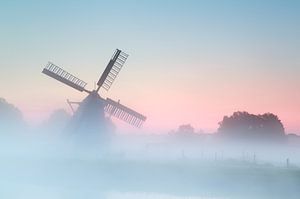 Windmill in the fog