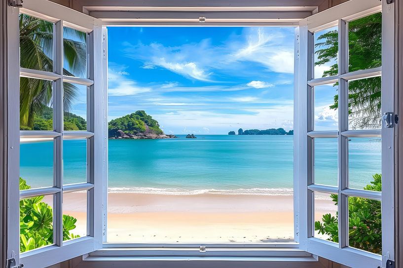 view through window of holiday address by Egon Zitter