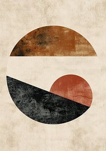 Boho minimalistische Malerei