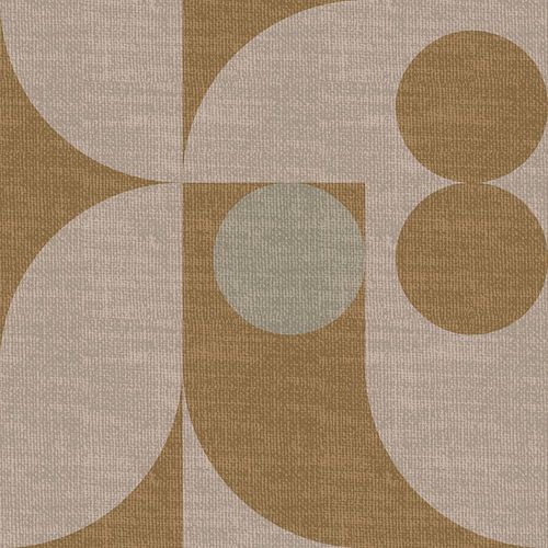 Moderne abstracte retro geometrische vormen in aardetinten: beige, bruin, grijs