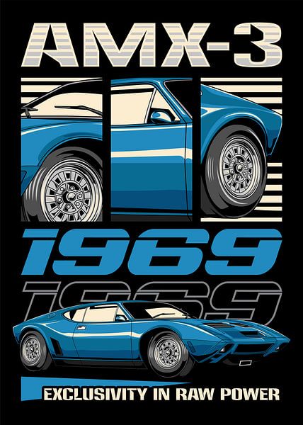 AMC AMX/3 Amerikaanse sportwagen van Adam Khabibi